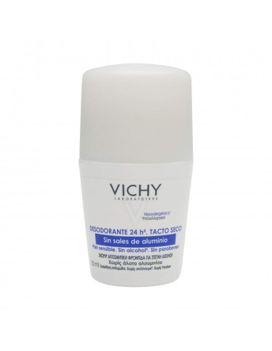 Vichy Desodorante 24H Sin Sales De Aluminio Roll-On 50 ml