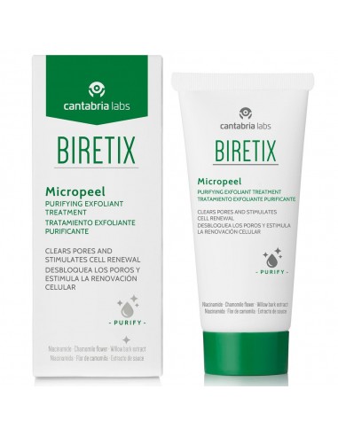 Biretix Micropeel Tratamiento exfoliante purificante 50 ml