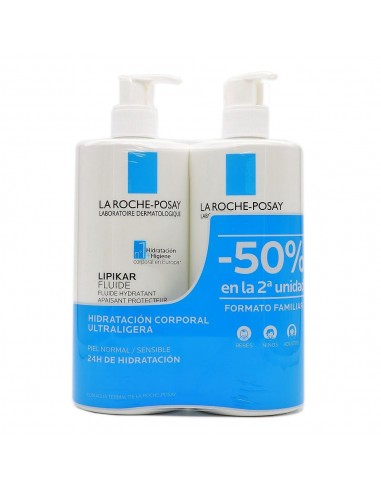 La Roche Posay Pack Duplo Lipikar Fluido Hidratante 750 ml