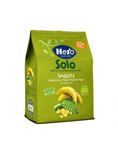 Hero Solo Snack de Guisantes y Maiz eco 50 g