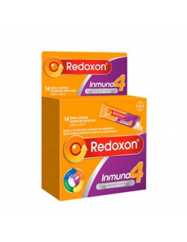 Redoxon Inmuno 4 Vitaminas Defensas 14 Sobres