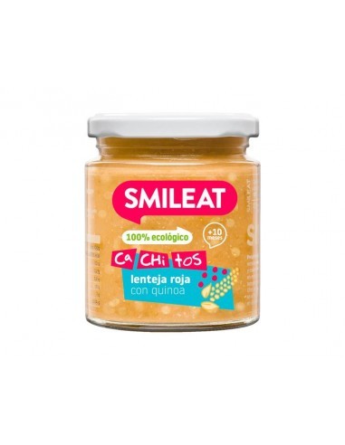 Smileat Cachitos Lenteja Roja con Quinoa Ecológico 230 g