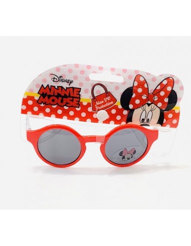 Gafas de sol Disney Minnie Mouse niña roja