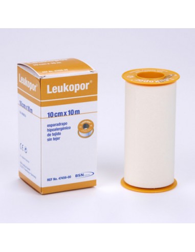 Esparadrapo de papel Leukopor 10 cm x 10 m