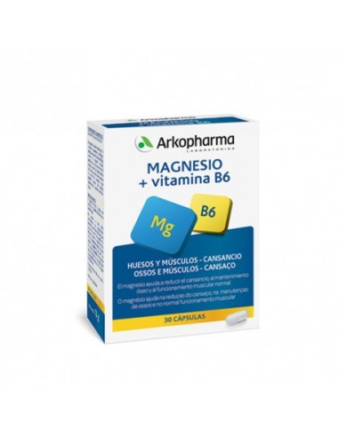 Arkovital Magnesio + B6 30 cápsulas