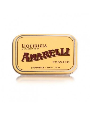 Amarelli Regaliz Spezzata caja lata amarilla 40 g