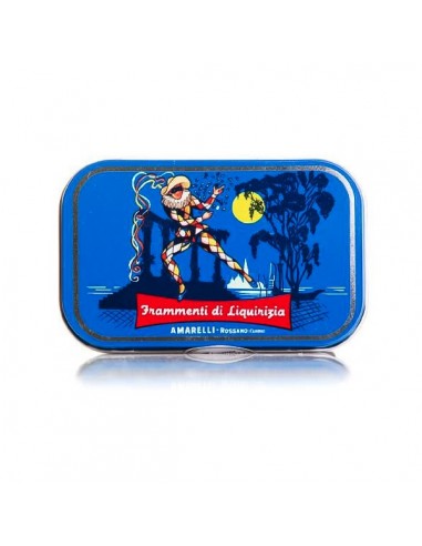 Amarelli Regaliz Rombetti caja lata azul 40 g