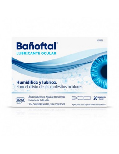 Bañoftal Lubricante Ocular 20 monodosis