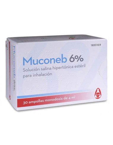 Muconeb 6% Solucion Salina 30 Ampollas x 4 ml