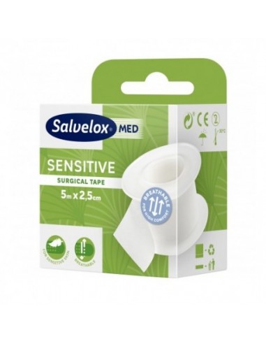 Salvelox Med Sensitive Surgical Tape 5mx2,5cm