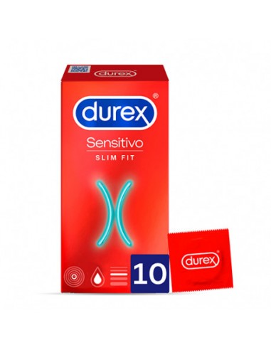 Durex Sensitivo Slim Fit 10 unidades