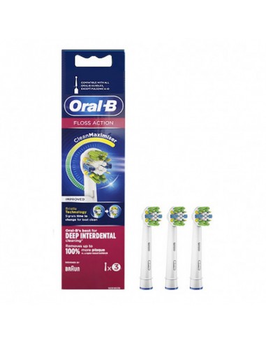 Oral-B Recambio cepillo electrico Floss Action 3 unid