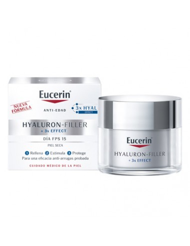 Eucerin Hyaluron-Filler Día FPS 15 Piel Seca 50 ml