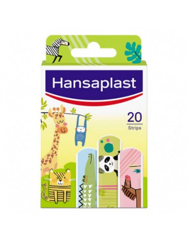 Hansaplast Apósitos Kids Animales 19x72 mm 20 unidades