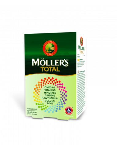 Möller's Total Omega3 Vitaminas y Minerales 28 com+28 cap