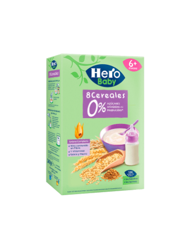 Hero Baby Pedialac Papilla 8 cereales 340 g