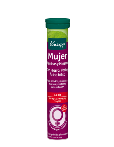 Kneipp Mujer Vitaminas & Minerales 15 comprimidos efervescentes
