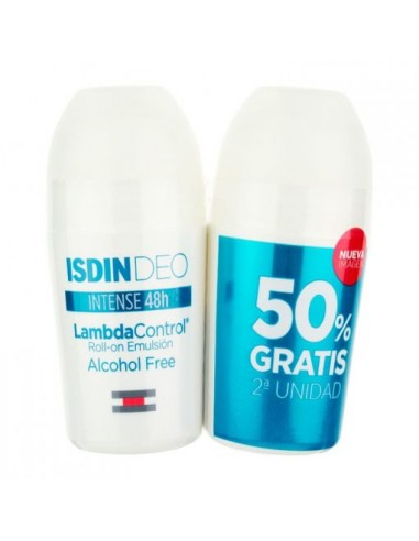 Isdin Deo LambdaControl roll-on 48h Sin Alcohol Duplo 2x50ml