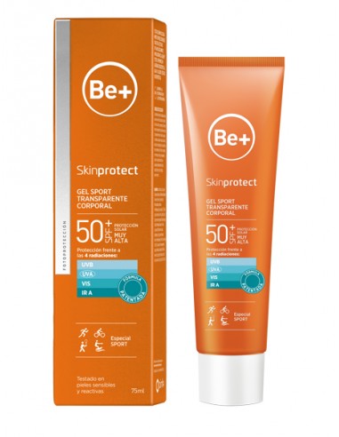 Be+ Skinprotect Gel Sport Transparente Corporal SPF50+ 75ml