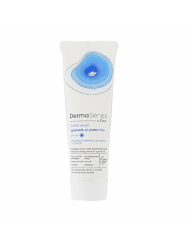 DermaSeries Crema facial calmante y protectora SPF 30, 50ml
