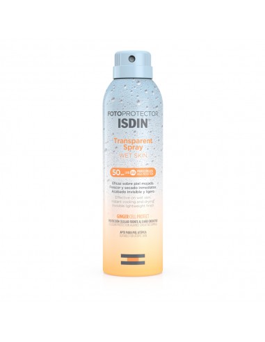 Isdin Fotoprotector SPF 50 Spray Transparente Wet Skin 250 ml