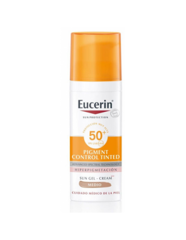 Eucerin Fotoprotector Facial Pigment Control SPF 50+ Color Medio 50 ml