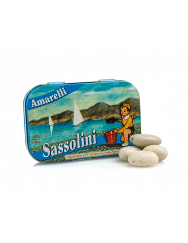 Amarelli Sassolini Regaliz Confitado con sabor a Anís 40gr