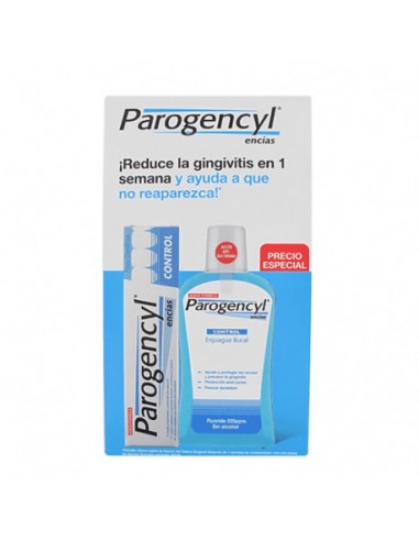 Parogencyl Control Pack Pasta 125ml + Colutorio 500ml