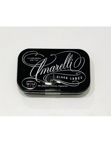 Amarelli Regaliz caja negra Black Label 40 g