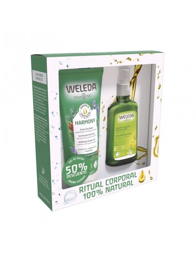 Weleda Pack Aceite Corporal Citrus 100ml + Gel De Ducha Aroma Shower Harmony 200 ml