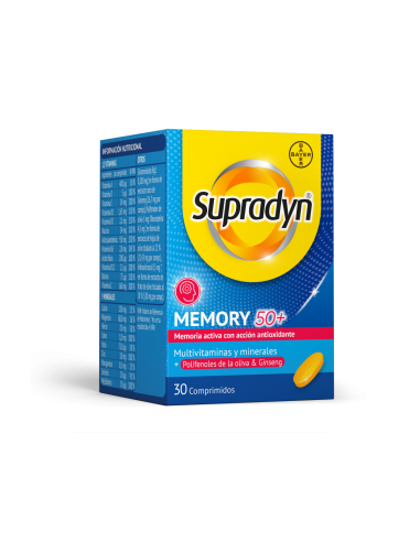 Supradyn Memoria 50+ 30 comprimidos