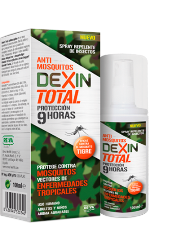 Dexin Total Spray Antimosquitos 9 horas 100 ml
