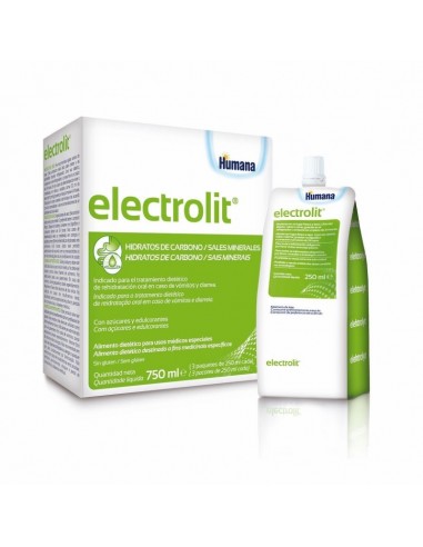 Humana Electrolit Solución Rehidratación Oral 3 x 250ml
