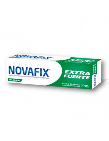 Novafix Extra Fuerte Crema Adhesiva Sin Sabor 45g