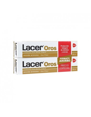 LacerOros Acción Integral Pasta Dentífrica Duplo 2 x 125 ml