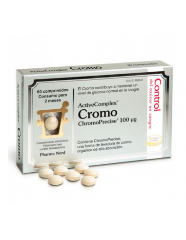 ActiveComplex Cromo 100 mcg 60 comprimidos