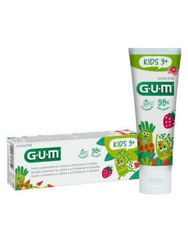 Gum Kids Pasta Dentífrica Fresa 3-6 años 50ml