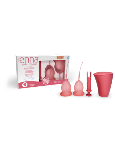 Enna Cycle Easy Cup Copa Menstrual talla S con aplicador