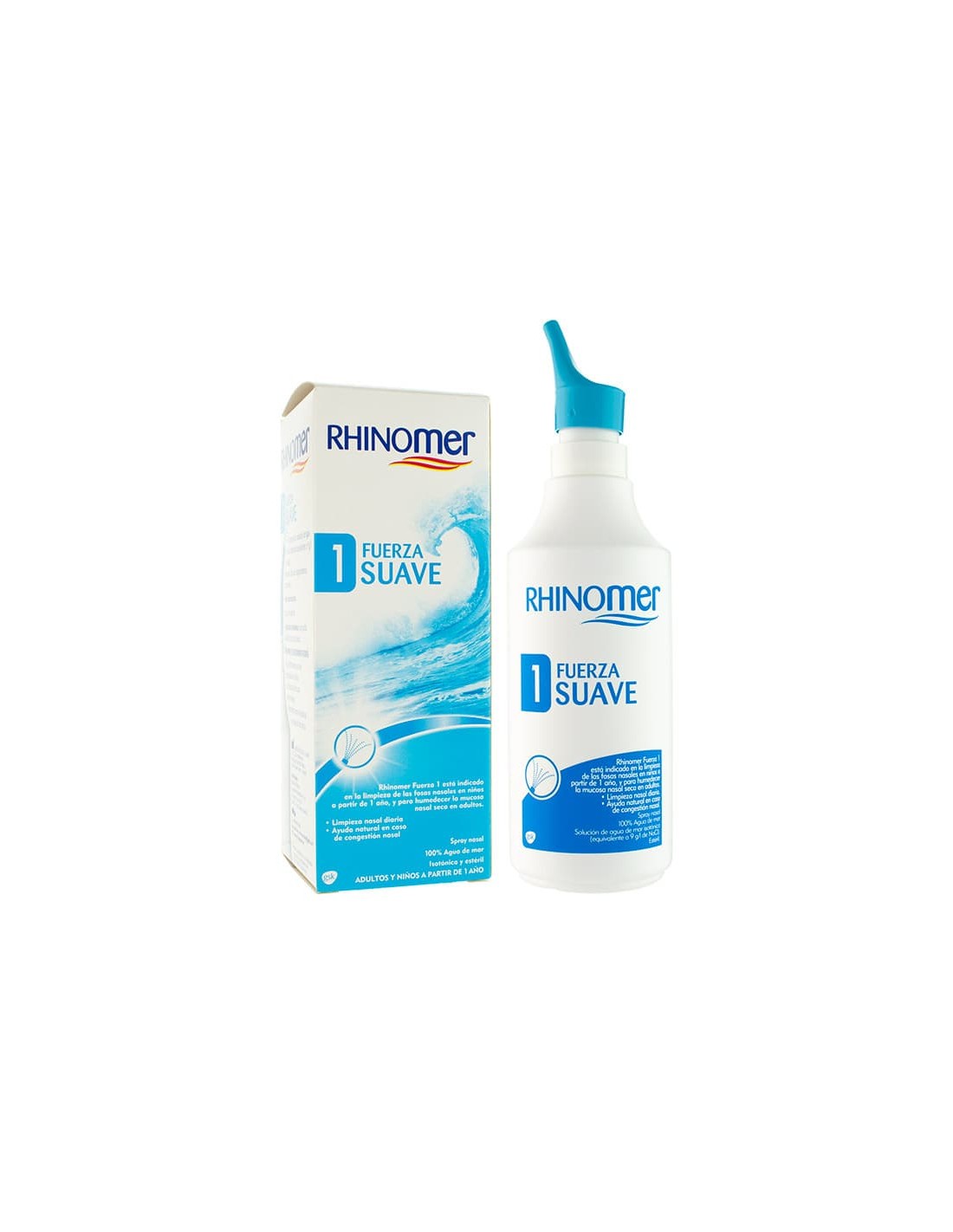 spray de agua de mar estéril para la limpieza de las fosas nasales