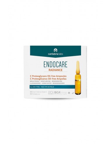 Endocare Radiance C Proteoglicanos Oil-free Todo Tipo de Pieles 30 Ampollas
