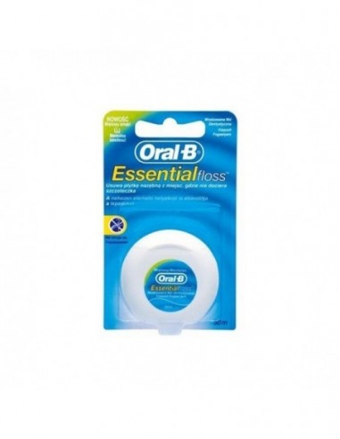 Oral-B Essential Floss Fluor Seda Dental con cera menta 50 m