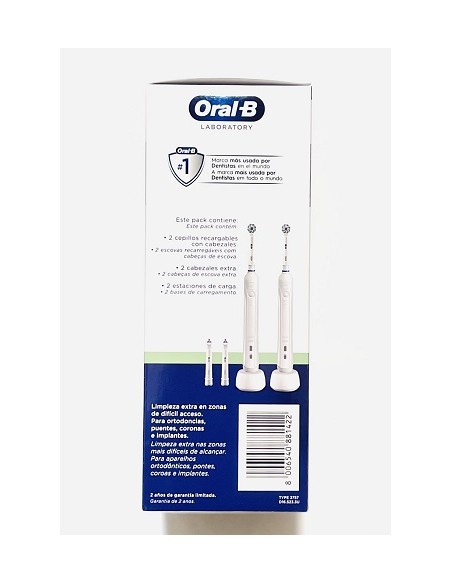 Farmacia Fuentelucha  Oral B Pack 2 Cepillos Electrico Limpieza