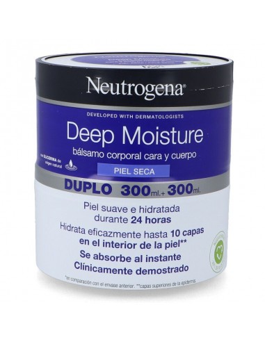 Neutrogena Comfort Balm Hidratacion Profunda Cara y Cuerpo Duplo 2x300 ml
