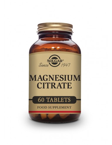 Citrato de Magnesio Solgar 60 Comprimidos