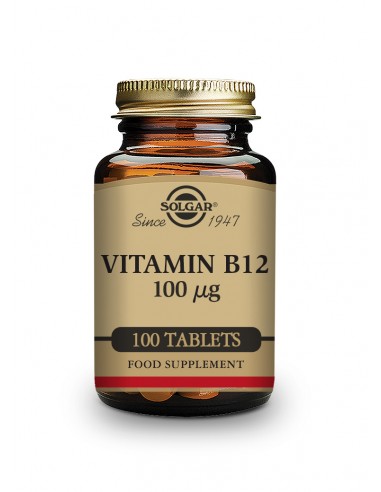 Vitamina B12 1000 μg Solgar 100 Comprimidos