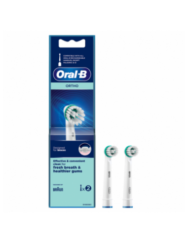 Oral-B Recambio Cepillo Dental Ortho Care 2 Uds