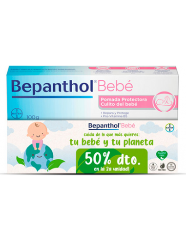 Bepanthol pomada protectora bebe duplo 2x100g - Farmacia en Casa Online