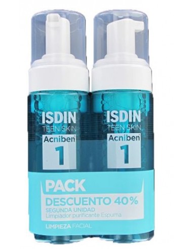 ISDIN Acniben Gel limpiador pack 2x150 ml