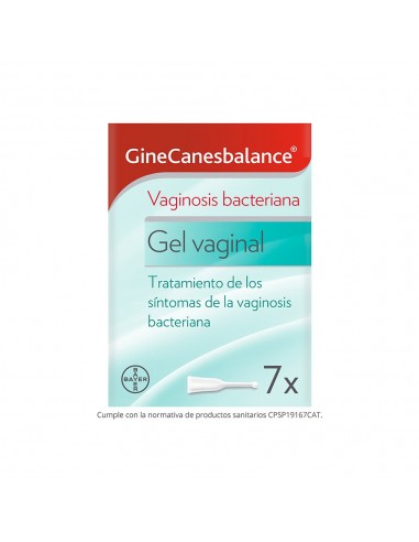 Ginecanesbalance Gel Vaginal 7 tubos 5 ml