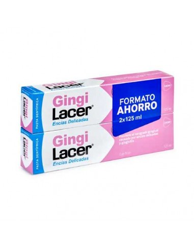 GingiLacer duplo pasta dentifrica 2x125ml